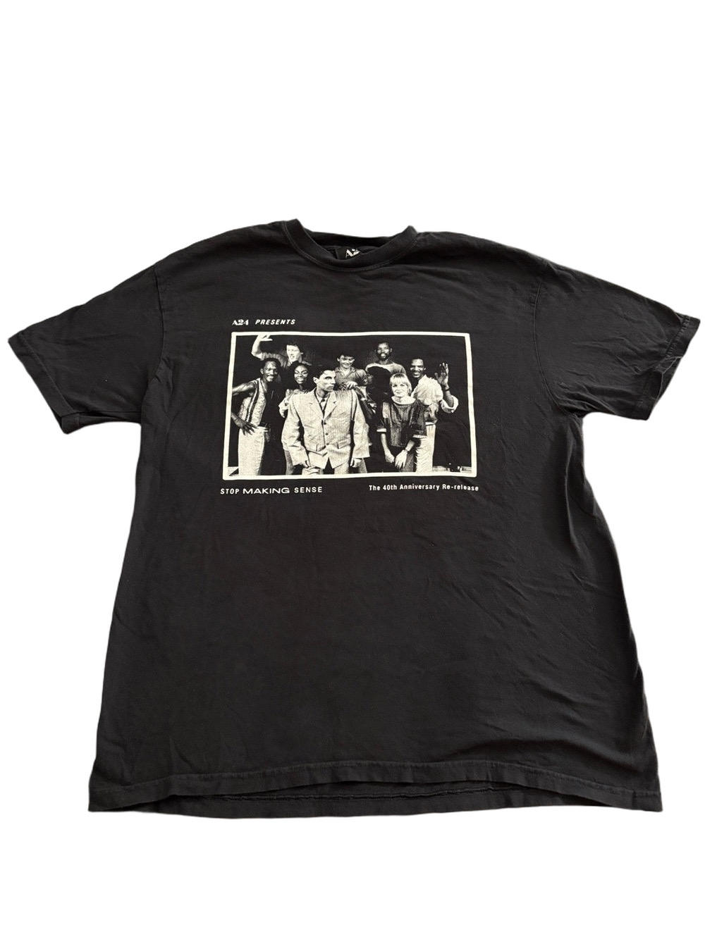 A24 Talking Heads Stop Making Sense 40th Anniversary Tee XL